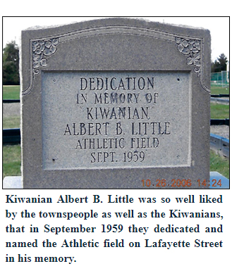 Albert B. Little Athletic Field Memorial